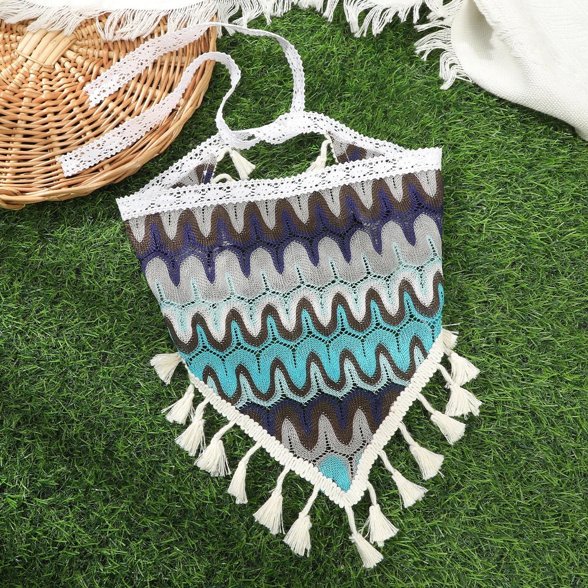 Tassel Bohemia Hair Scarf Turban Bandana Ladies Travel Hawaii Styling Headbands Fashion Headwear Hair Accessories Gift Festival