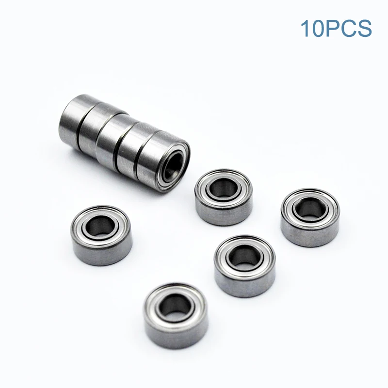Miniature Ball Bearings 10pcs 684ZZ 4*9*4mm Chrome Steel Deep Groove