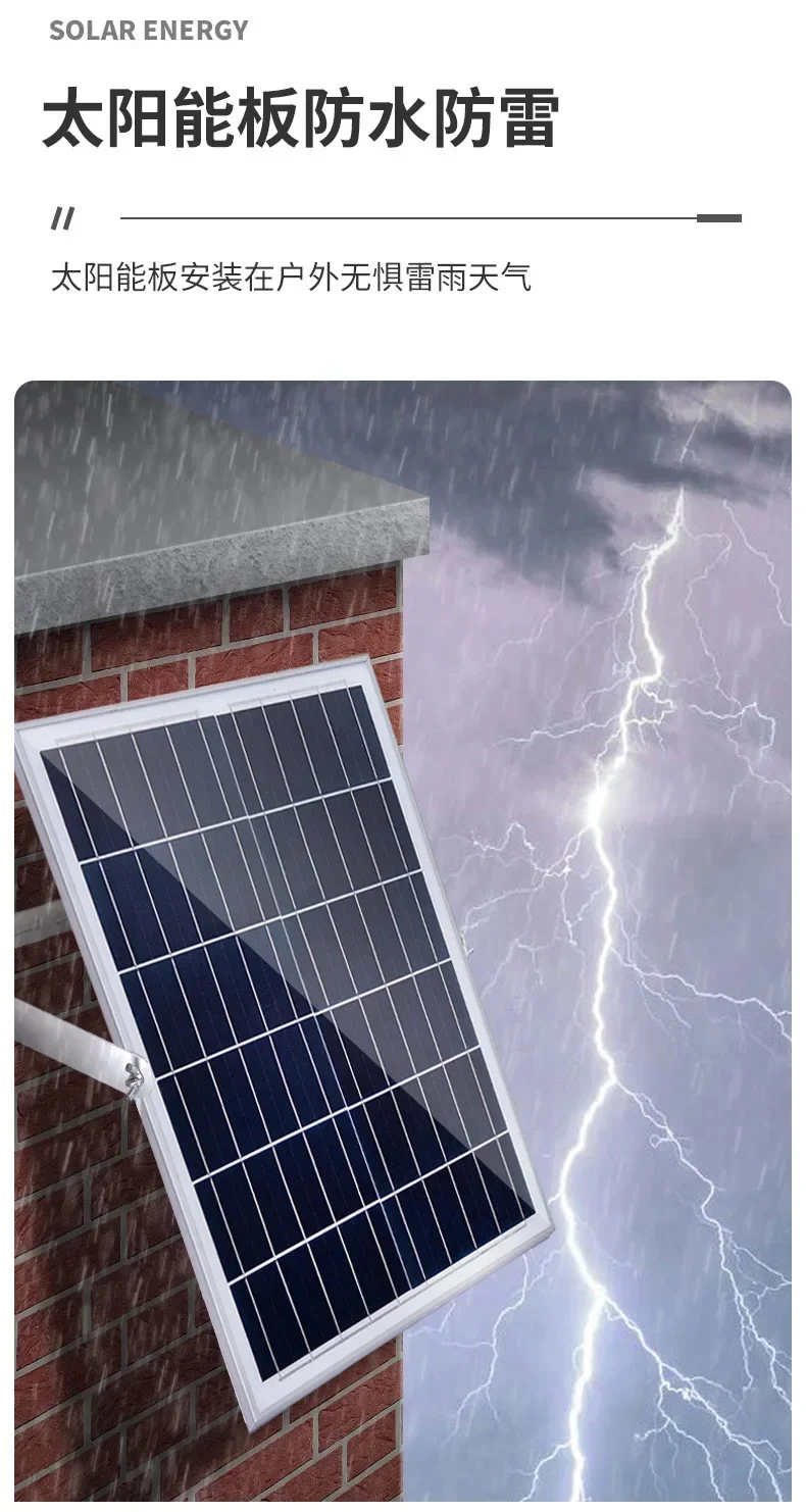 Description Picture 3 of itemSolar Light Ceiling Light Outdoor Separate Panel IP66 Waterproof Ceiling Lamp Indoor Aisle Balcony Bedroom Solar Sensor Lights