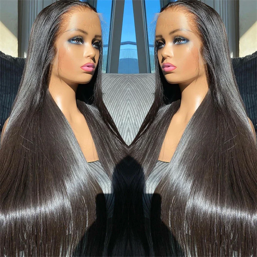 

HD lace wig 13x6 13x4 human hair Straight lace frontal wigs for women choice long 30 40 inch brazilian wigs on sale cheap