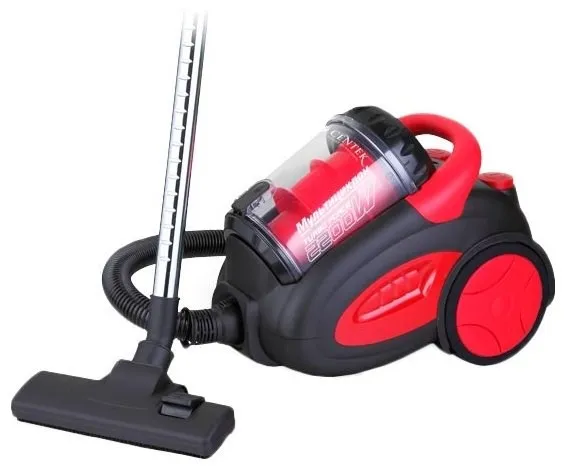 Пылесос CENTEK CT-2520 Black/Red (2200/400Вт Мультициклон Hepa фильтр телескоп) | Бытовая техника
