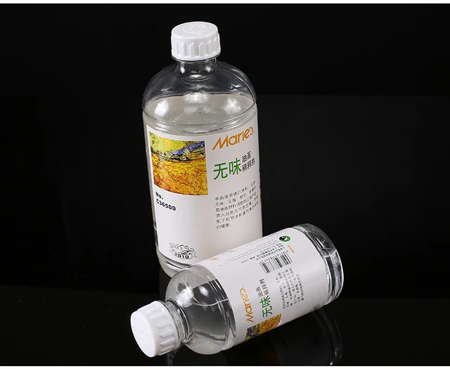 50/100ML Pittura a olio più sottile, pittura a olio incolore e inodore Color Tinting Forniture artistiche medie Strumenti di pittura 3