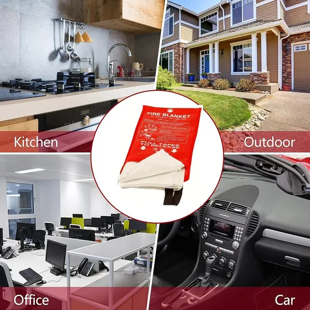 안전을 위한 필수품: 유리 섬유 화재 비상 담요