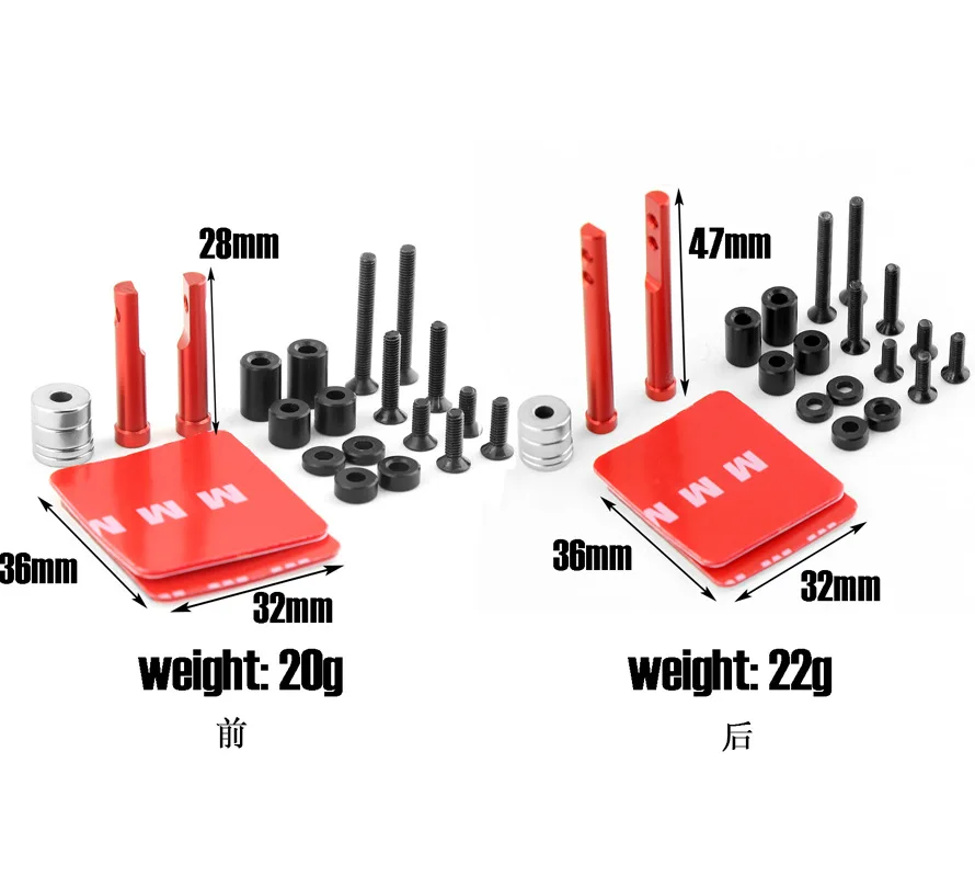 Rc Car Post Magnete Invisibile Supporto Fisso Per 3Racing Sakura D5S/D5/D5Mr Yokomo Yd-2/Yd2 Mst Rc Parti Di Aggiornamento Auto