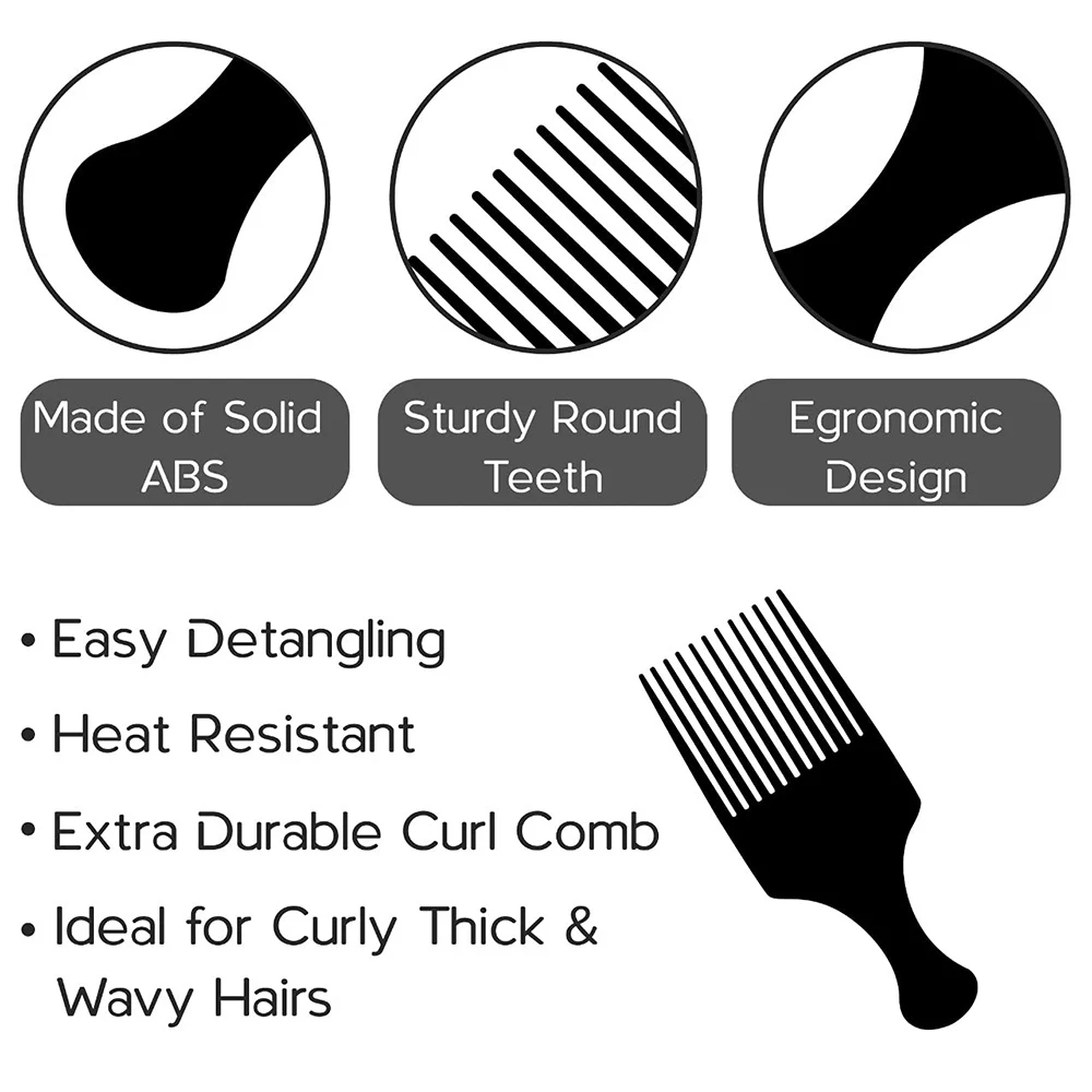 Big Holes Sponge for Hair, Twist Sponge, Magic Sponge Brush, Afro Hair Sponge for Curls with  Free Hair Pick Comb (2 PACK) 4