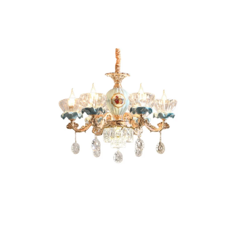 

Classic Vintage Crystal Empire large glass chandeliers luxury