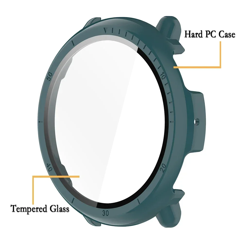 Enhanced Protector Case with Full Coverage Tempered Glass Screen and Bumper Shell