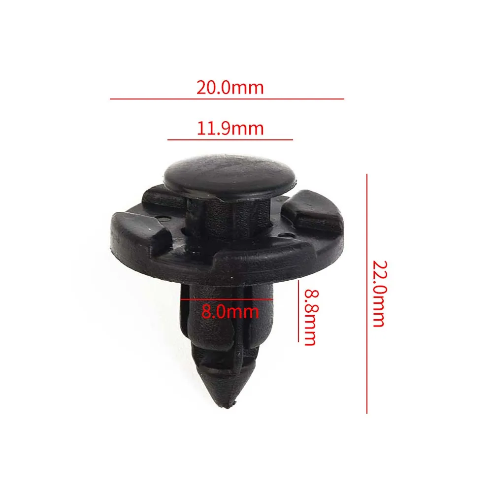 

Durable Brand New Replacement Fastener Clips Part Practical Push Pins Cover Decor Fender Fixing Plastic Push pins