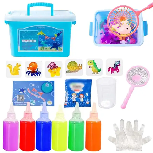  Magic Water Sprite Toys Puzzle Handmade Market Magic DIY Hand  Made Water Sprite Toys Set for Kids Birthday Gift (A) : Toys & Games