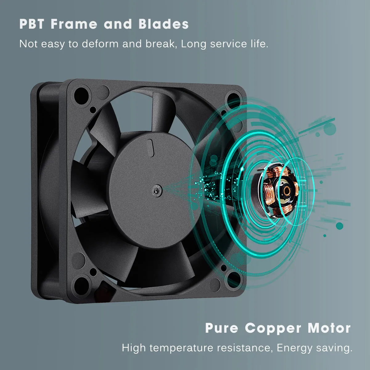 Gdstime 60 mm Ventilador Axial dc 12v 24v 60x60x20 mm Dupla Bola Refrigerador 6cm Computador Case Radiador 6020 Ventilador para Impressora 3d Refrigeração Peças - Imagem 4