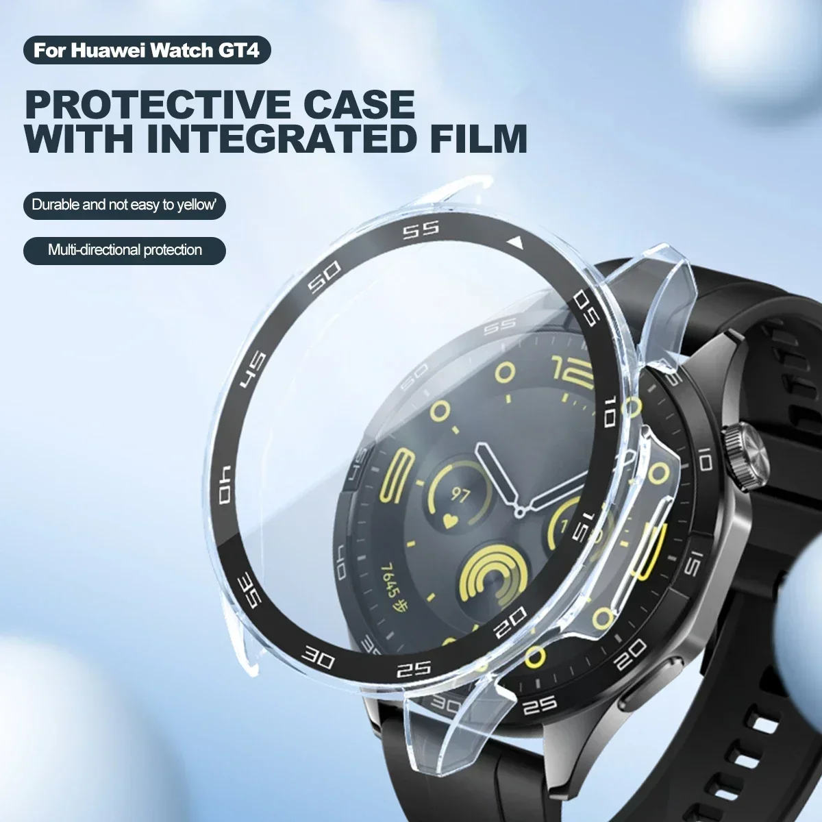 Soft TPU Watch Case with Screen Protector - Protective Shell