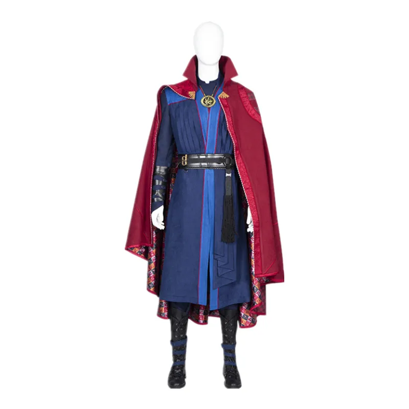 thumbnail image 2 of Disfraz de superhéroe de Marvel Doctor Strange in the Multiverse of Madness, traje de capa para Halloween y Carnaval, 2 of 2