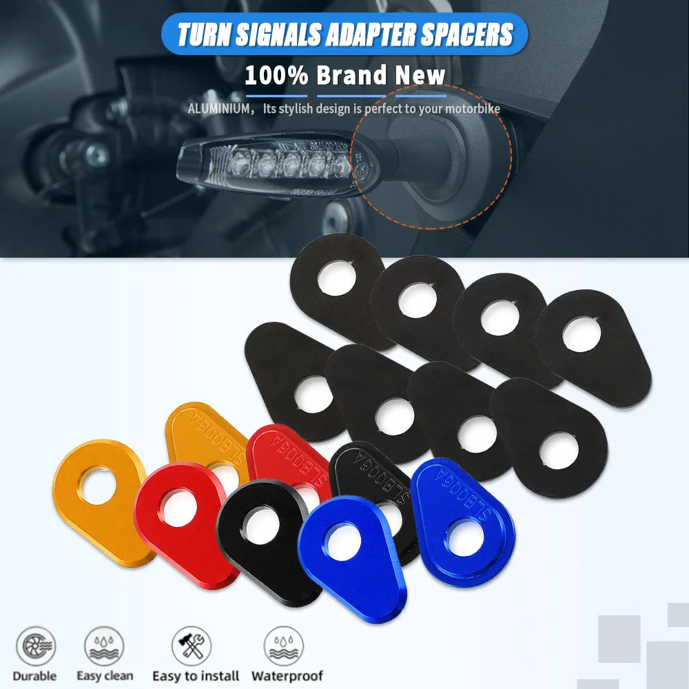 Front Turn Signal Mount Plates Motorcycle Signals Indicator Adapter