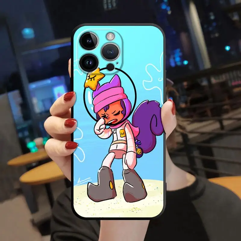 thumbnail image 1 of Case For Apple iPhone 14 15 13 11 12 Pro 7 XR X XS Max 8 Plus SE 2022 14Pro Black Soft Phone Funda Gbrawl Boys Stars, 1 of 5