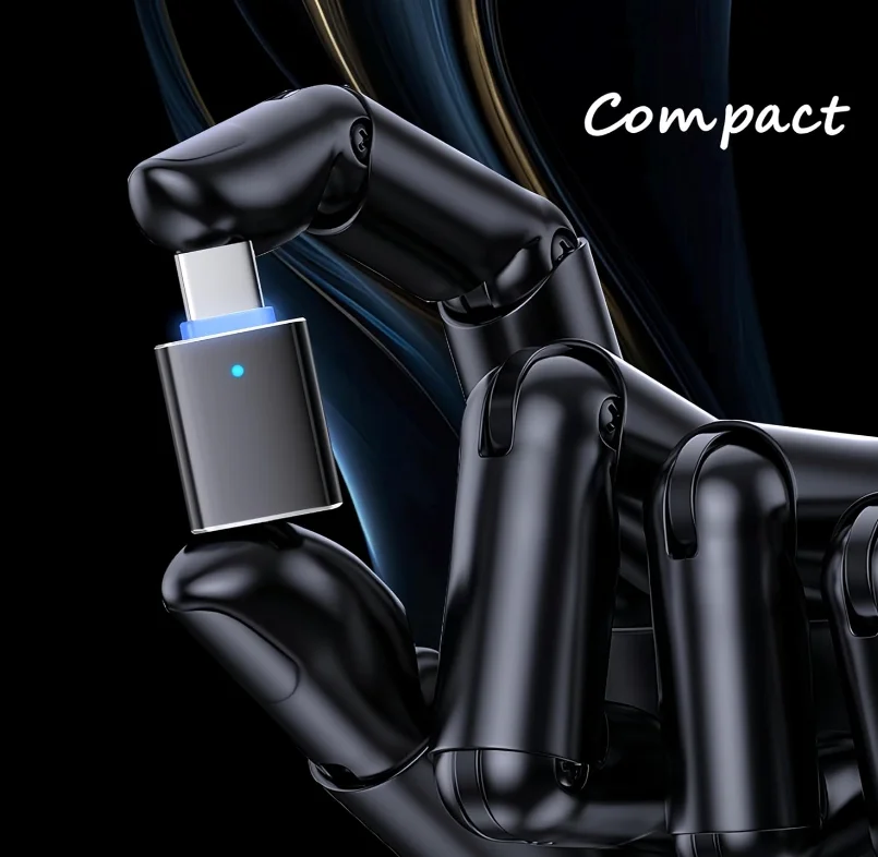 USB C - 블루예티 마이크용 USB 어댑터 - MacBook Pro, Air, iPad 및 갤럭시용 알루미늄 USB-C(수) - USB-A(암) 변환기
