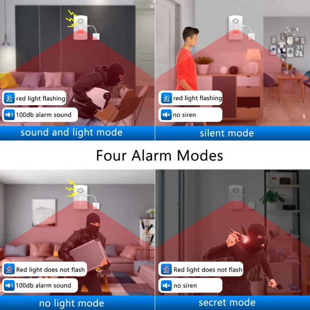 TUYA WiFi PIR Motion Sensor Home Burglar Alarm System Infrared Movement Detector Remote Control Pet Immune Timing Arm Disarm 3