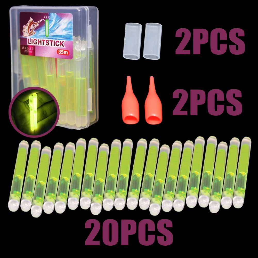 Sea Glowluminous Fishing Floats 50/100pcs - Non-toxic Glow Sticks