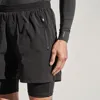 Invisible Open Crotch Outdoor Sex Basketball Shorts Men's Double Layer 2-in-1 Shorts Running Training Stretch Fitness Sweatpants 4