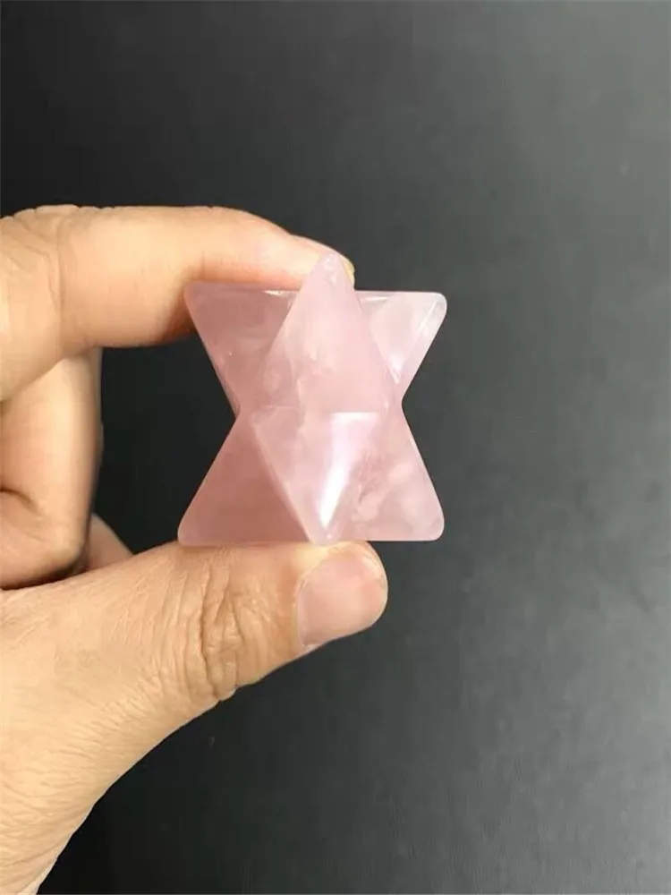 20 mm natürlicher Kristall Merkaba-Heimdekoration – Detail 4