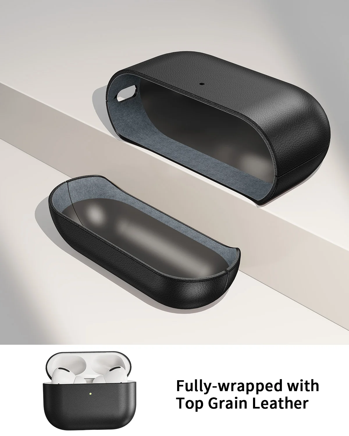 Eary Genuine Leather Protection Case for AirPods Pro 3 Durable  Earphone Case for AirPods 3 Pro Shockproof Protective Full Cover