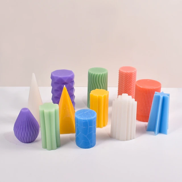 Cylinder Silicone Candle Molds Resin Mould Epoxy Resin Casting