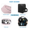Women's Cosmetic Bag BAGSMART Waterproof Dopp Kit for Travel Lightweight Toiletries Bag for Men Makeup Bag Travel Necessaries 5
