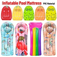 Child Inflatable Pool Mattress Flamingo PVC Air Mattress Swimming Pool Water Floating Bed Swimming Pool Accessories Gift for Kid 1