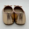 Eilyken Gold Silver Elegant Bowknot Round Toe Women's Flat Comfort Slip-On Ladies Ballerina Single Mules Shoes Zapatos Mujer 4