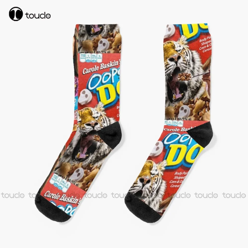 

The Tiger King Carol Baskin Cereal King 30 Joe Exotic 29 Carol Baskin 23 Socks Anime Socks Unisex Adult Teen Youth Socks Custom