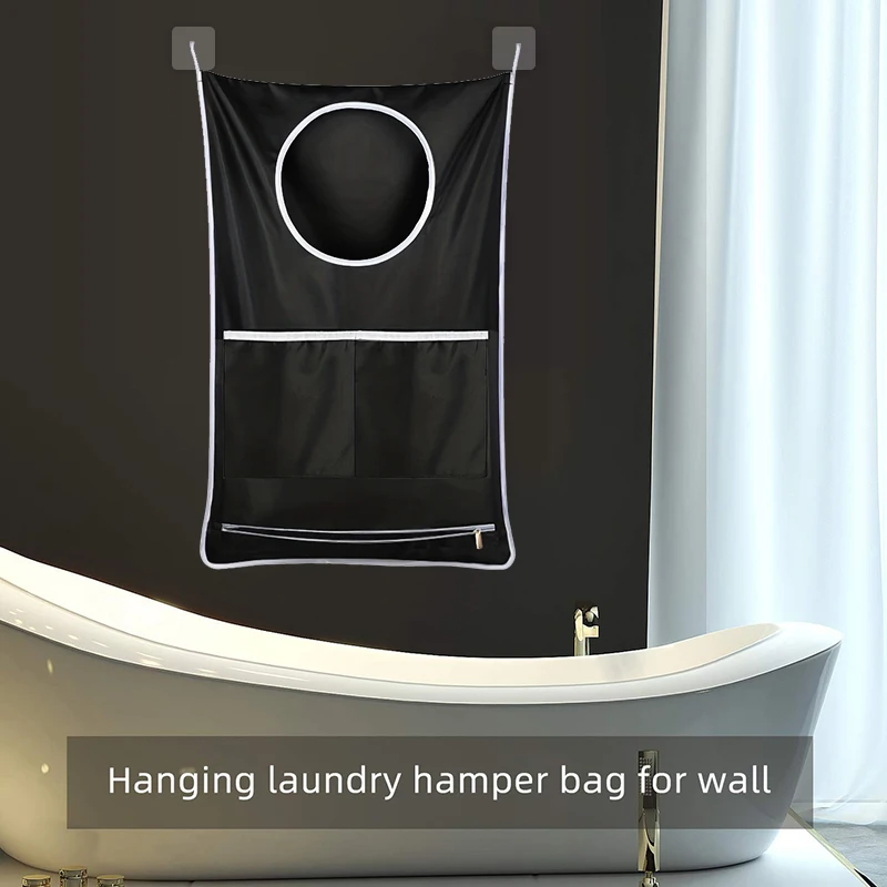 Storage Bags 1pc Wall Hanging Storage Bag Door Hanging Storage Bag Wall Organizer Living Room Bedroom Bathroom Dirty Laundry Bag