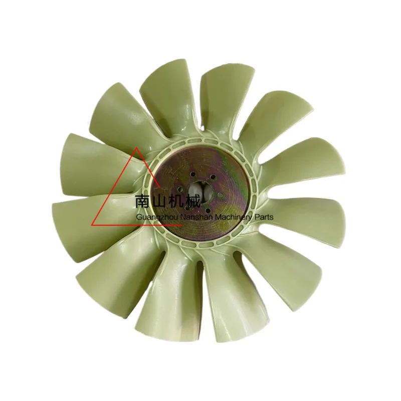 For Kato HD1430R/1430-3Fan blade MHPS Engine fan blade with multiple blades12Leaf Excavator Parts