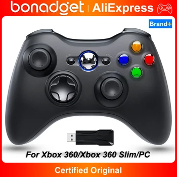Controller di gioco per Xbox 360/360 Slim/PC 2.4G Wireless Gamepad Console per videogiochi Rocker Joystick Maniglia di gioco accessori