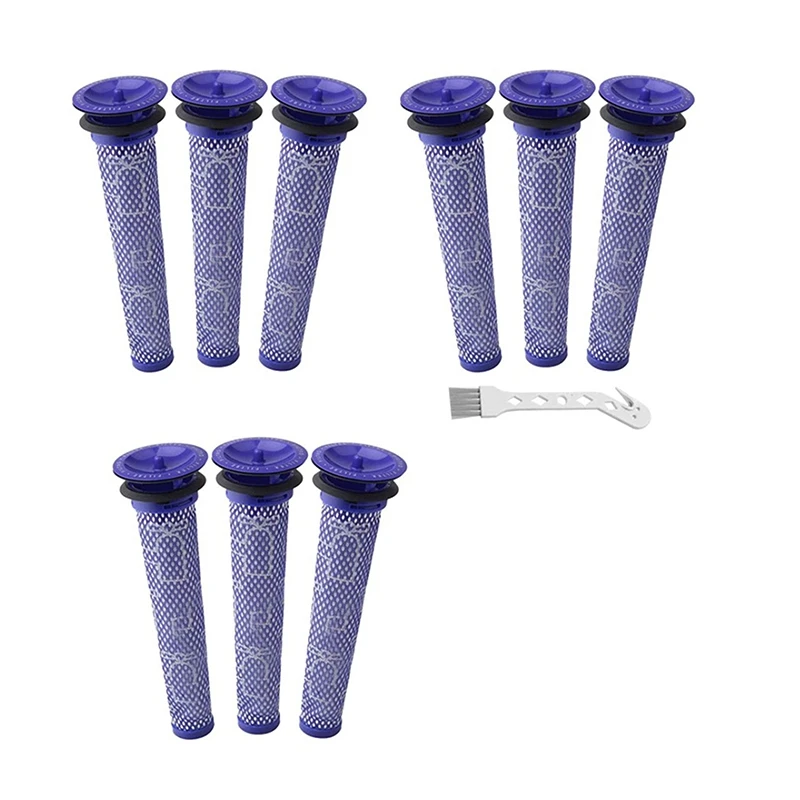 

9 Упаковок фильтров для Dyson DC58, DC59, V6, V7, V8. Запасные части 3 Комплект фильтров для фильтров Dyson