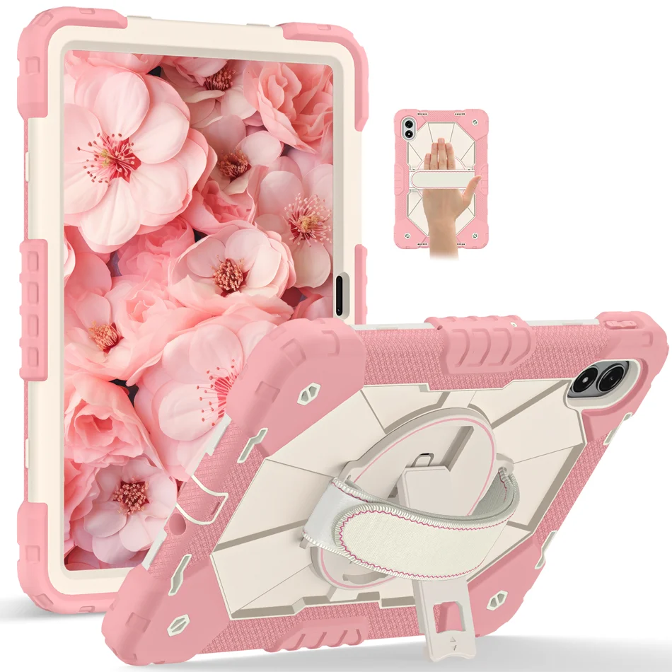 Revolutionary 360° Rotating Shockproof Tablet Case with Handle Stand