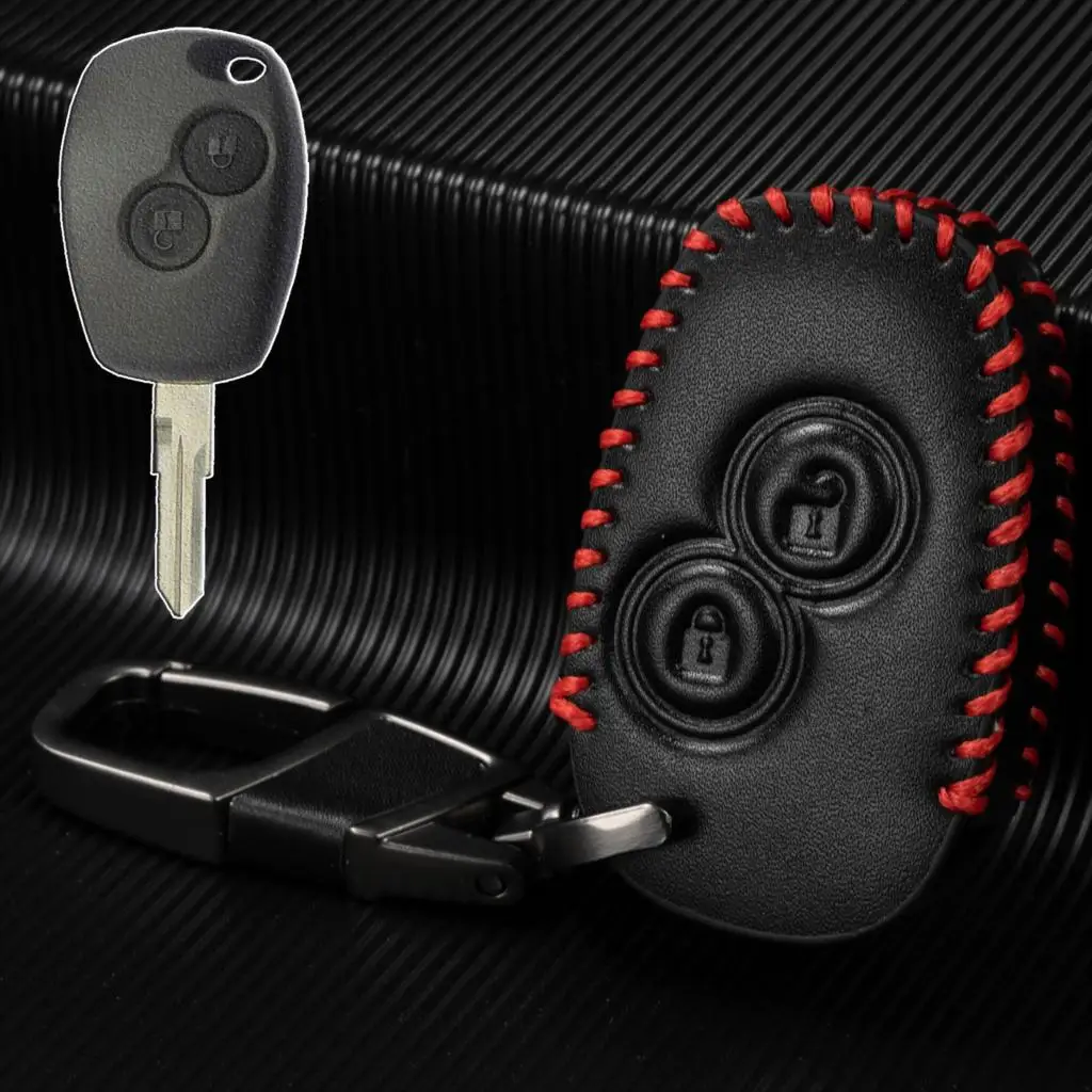 Per Renault Clio Modus Twingo Dacia Duster Sandero Opel Vauxhall Movano Vivaro Smart Remote Key Fob Ring Cover Case Shell Holder
