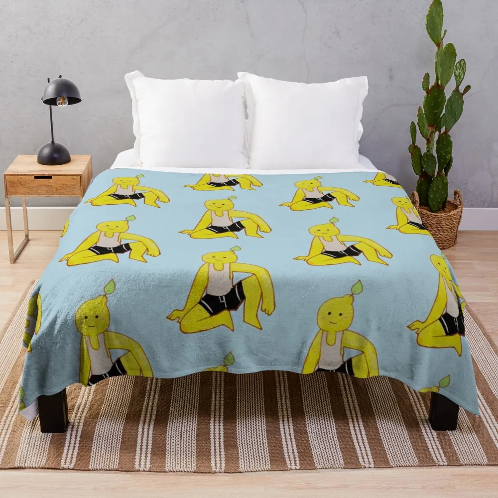 

lemon boy - cavetown design Throw Blanket Vintage Summer Beddings Thin Fluffy Softs Picnic Blankets