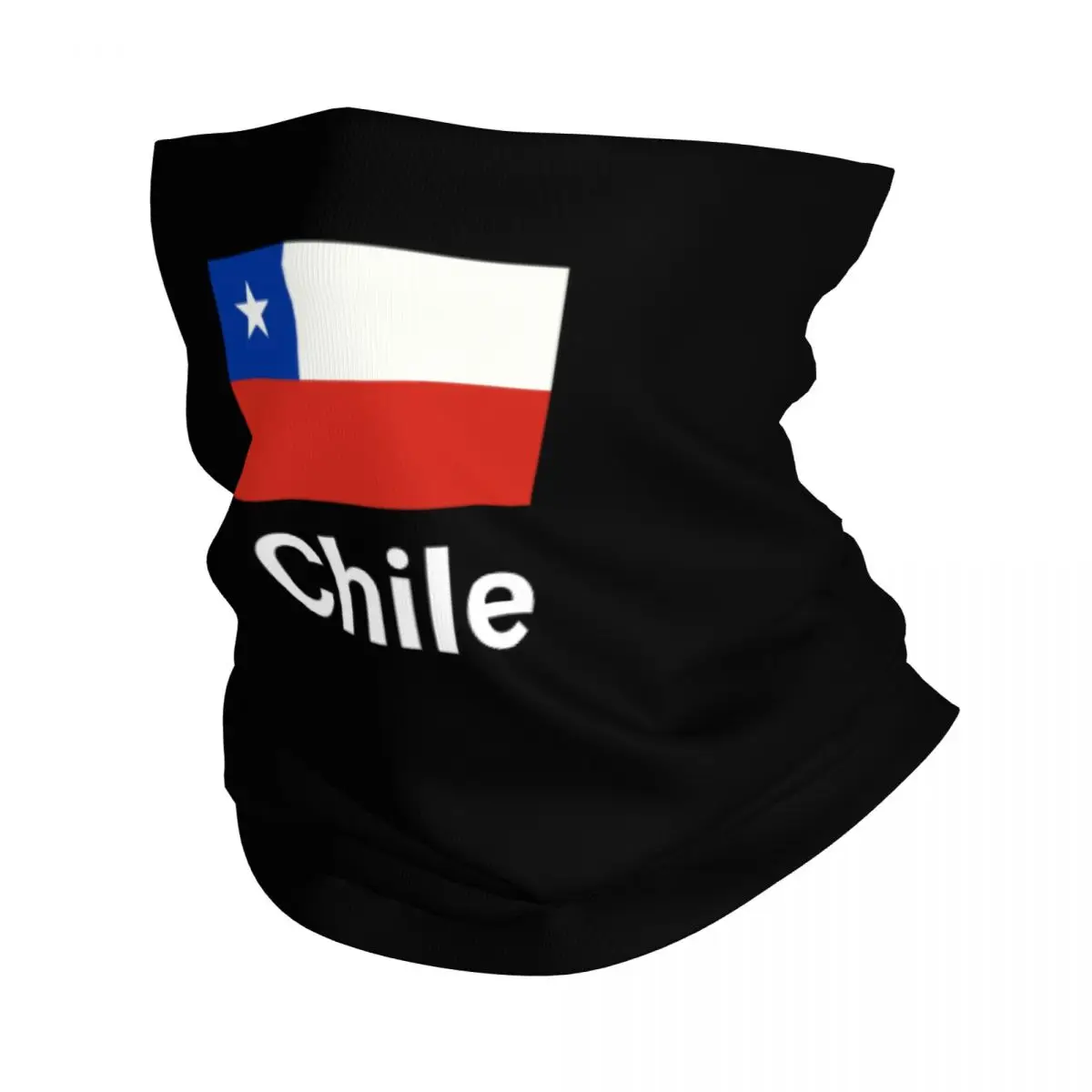 Flag Of Chile Bandana Neck Gaiter UV Protection Face Scarf Cover Men Women Headband Tube Balaclava