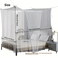 Large White Outdoor Camping Mosquito Net - Insect-Proof, Protective, Breathable, and Portable  Bedroom, Hammock, and Tent Use