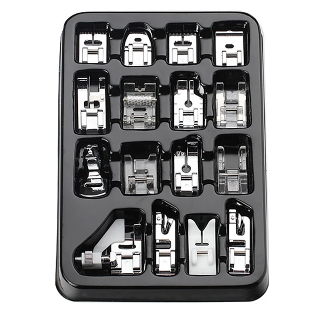 16PCS Sewing Machine Supplies Presser Foot Set For Home Sewing Machine Kit  Set Sewing Accessories For Brother Baby lock Singer - AliExpress