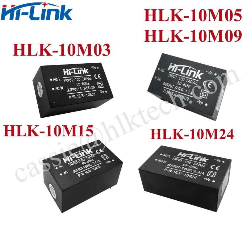 

HLK-10M03 10M05 10M09 10M12 10M15 10M24 AC DC switch power supply module Manufacturer 110V 220V to 3.3V 5V 9V 12V 15V 24V 10W