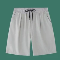 Men High Quality Polyester Ice Silk Shorts Version Of Loose Elastic Beach Medium 4