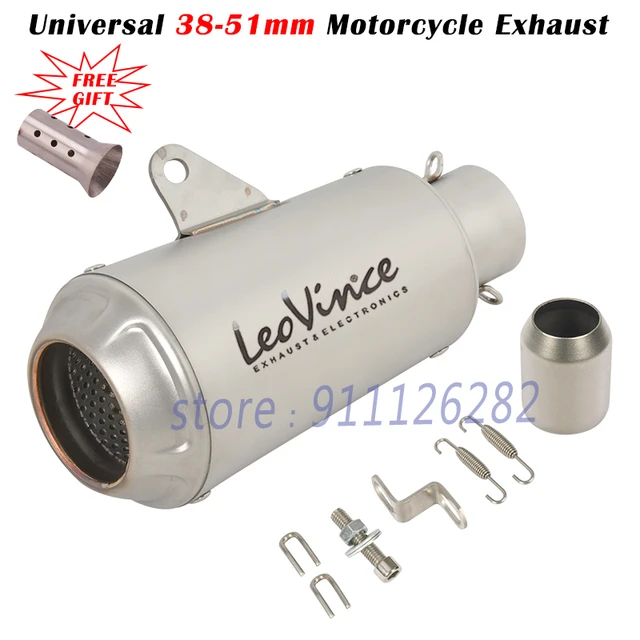 51mm Motorcycle Escape Muffler Modified LeoVince LV-10 Exhaust