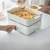 220V Multi-functional Cooking Pot Household 4.5L Roast Meat Hotpot Shabu Shabu All-in-one Pot Frying Electric Hotpot 3