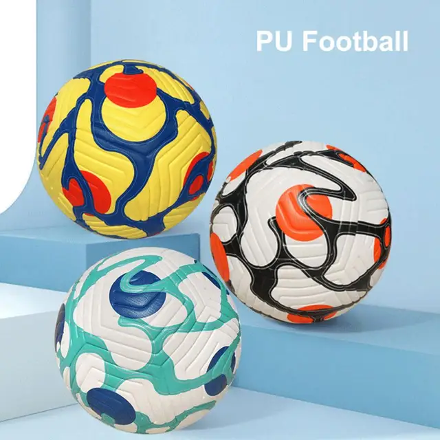 Sports Football Durable Size 5 Soccer Ball for Kids Youth Waterproof Anti-extrusion Football Toy Training Ball for Outdoor Play