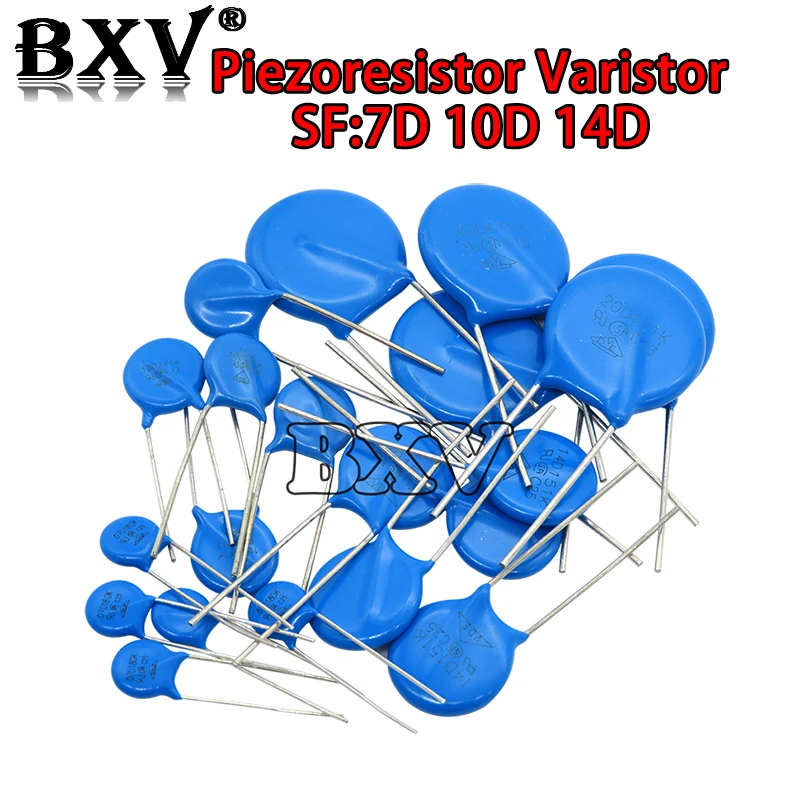 

20-100 шт. пьезорезистор Варистор серии 7D 10D 14D 7D180K 7D220K 10D270K 10D330K 14D471K 14D220K 7D431K 10D621K 10D561K резистор