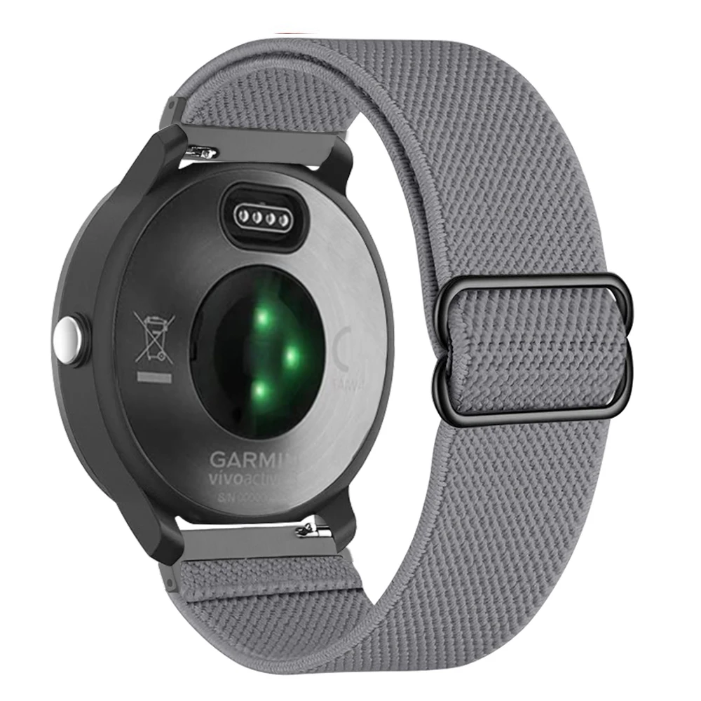 Premium Nylon Elastic Wristband Bracelet for Smartwatches - 20mm/22mm Strap Accessories