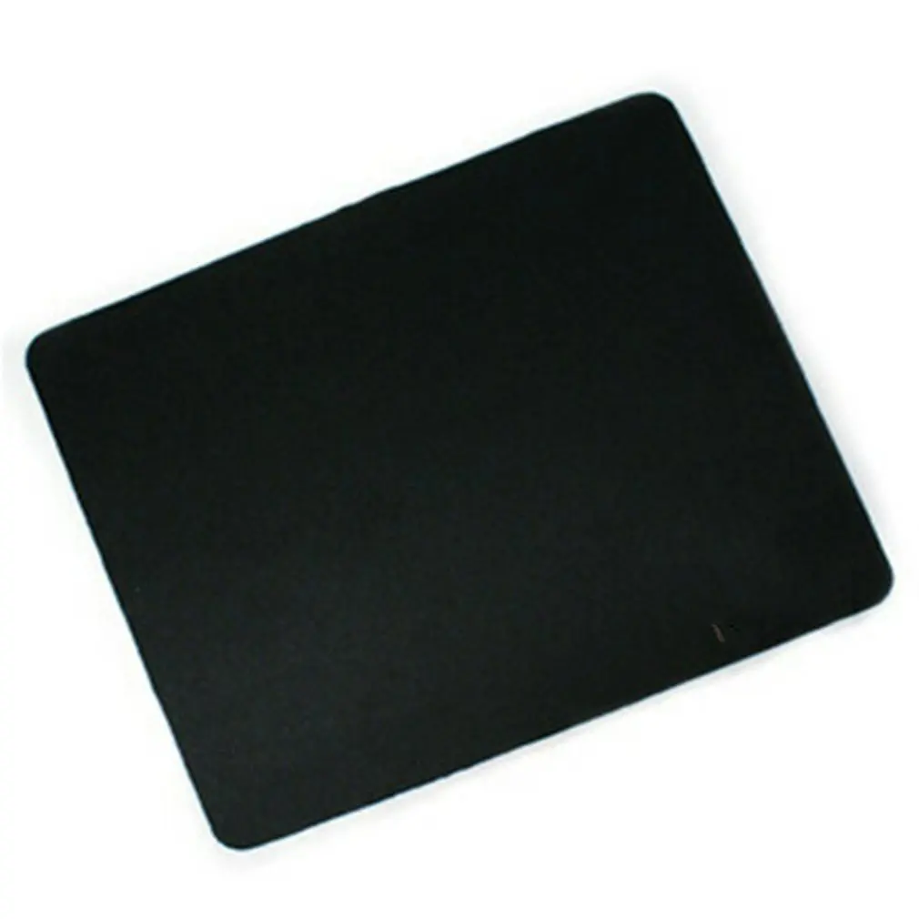 18x22cm/20x24cm Black Rubber Mouse Pads Nonslip Desktop Mat For Laptop