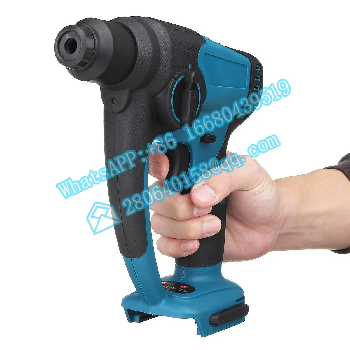 18V Rechargeable Brushless Cordless Rotary Hammer Drill Electric Demolition  Power Impact  Universal Battery