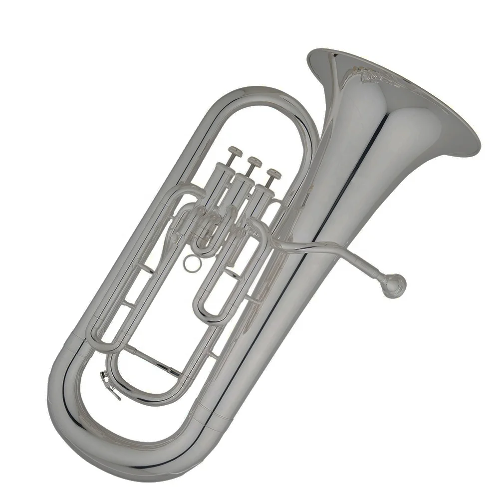 SEASOUND High Quality Nickel Plated 3 Pistons Euphonium JYEP7322N