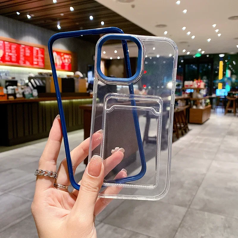 Belle coque de téléphone portable antichoc transparente trois en un pour iPhone 16 15 14 13 12Pro Max Coque souple_voghion.com